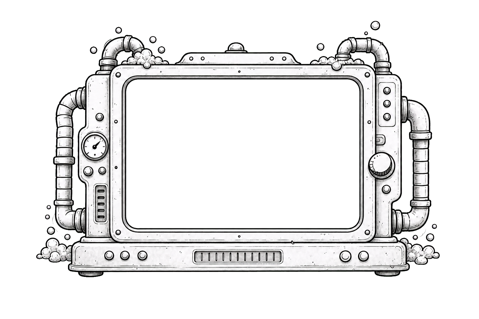 Slop Swamp scoring machine with a text input screen
